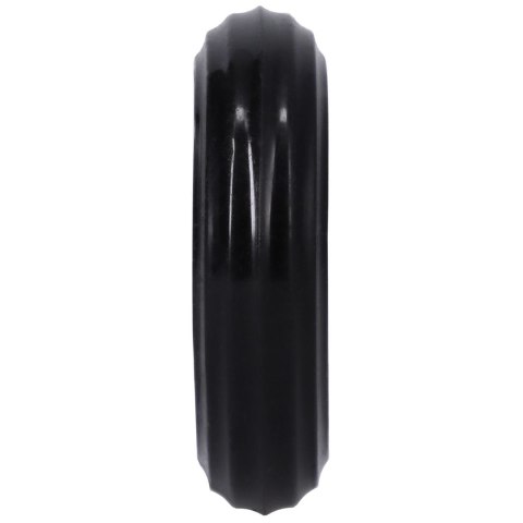 Doc Johnson Pierścień silikonowy Ribbed teksturowany czarny