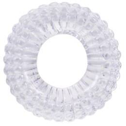 Doc Johnson Radial - pierścień elastyczny TPE prążkowany czarny