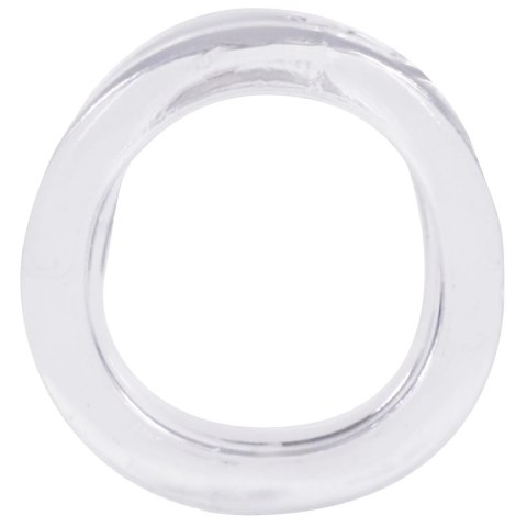 Doc Johnson Ring Classic silikonowy pierścień anatomiczny czarny