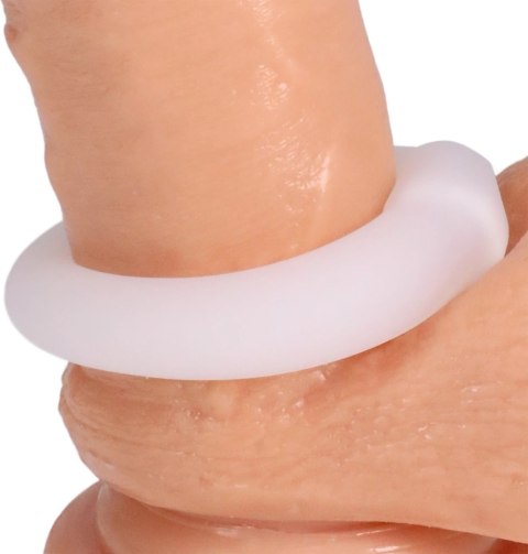 Doc Johnson Rock Solid Mega - elastyczny pierścień anatomiczny z pokrętłem