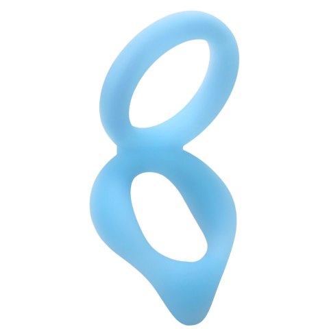 Doc Johnson Rock Solid podwojny pierścień anatomiczny silikonowy