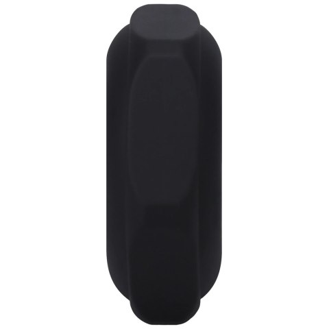 Doc Johnson Rock Solid silikonowy pierścień kanciasty czarny