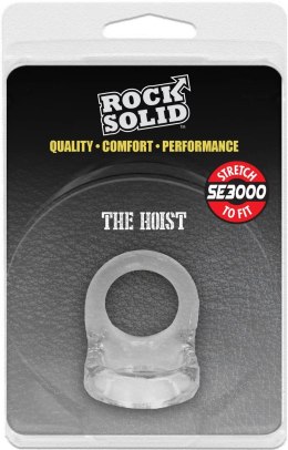 Doc Johnson The Hoist podwojny pierścień anatomiczny TPE czarny