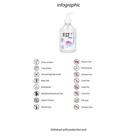 Fist It by Shots Hybrydowy Żel Intymny z Pompką 500ml
