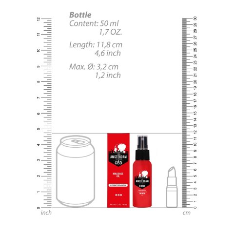 Pharmquests Shots Olejek do Masażu CBD 50 ml - Naturalny Składnik