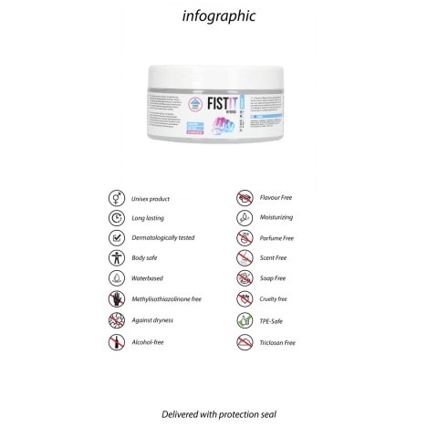 Shots Fist It Hybrydowy Żel Intymny 300 ml - Formuła Woda & Silikon