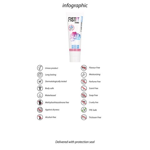 Shots Fist It Lubrykant hybrydowy 25 ml, woda i silikon