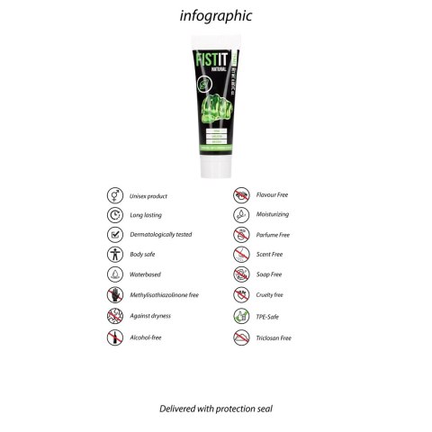 Shots Fist It Water-based Natural Lubrykant 25 ml ekologiczny