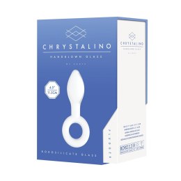 Christalino Szklany korek anatomiczny borokrzemianowy niebieski