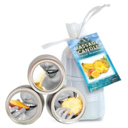 Earthly Body Świeca do masażu 3w1 Mango Ananas Banan 180g