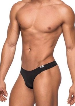 Male Power Seamless Sleek L/XL - stringi bezszwowe męskie, czarne