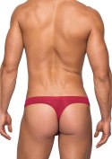 Male Power Seamless Sleek Stringi L/XL czarne, niskoprofilowe wykończenie