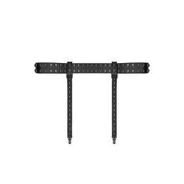 Ouch! by Shots Pas do pończoch z motywem czaszek, czarny, skora bonded