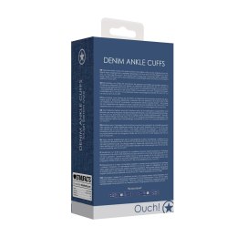 Ouch! by Shots - Regulowane mankiety na kostki, czarne, 29 cm