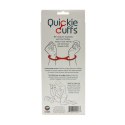 Quickie Cuffs Large - silikonowe opaski na dłonie i kostki, rozmiar L