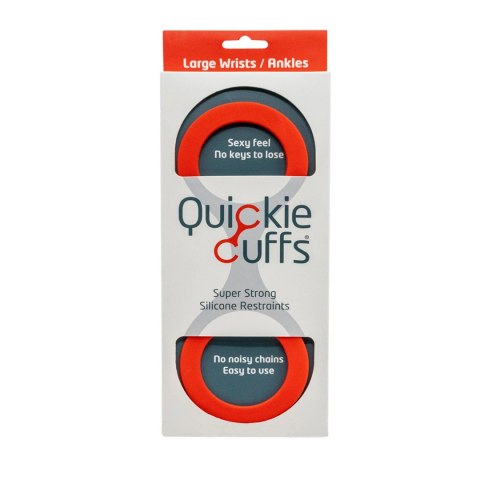 Quickie Cuffs Mankiety silikonowe na dłonie/kostki średnie 847878002220