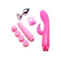 XR Brands Passion Deluxe - Zestaw 4 akcesoriow do masażu i relaksu