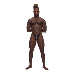 Male Power Landing Strip Micro Stringi S/M czarne elastyczne