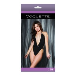 Coquette Body z głębokim dekoltem czarne eleganckie rozmiar M