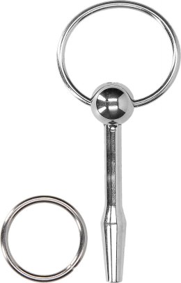 Ouch! by Shots stalowy stymulator cewki moczowej z O-ringiem