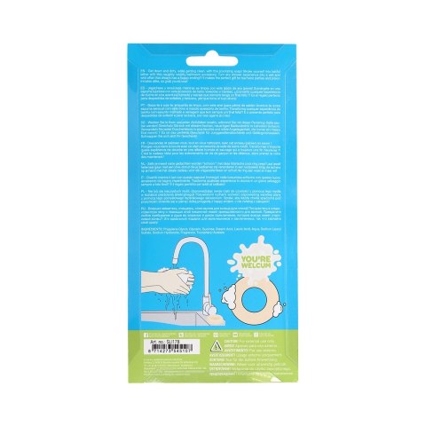 S-Line by Shots - Mydło z pierścieniem praktycznym, transparentne