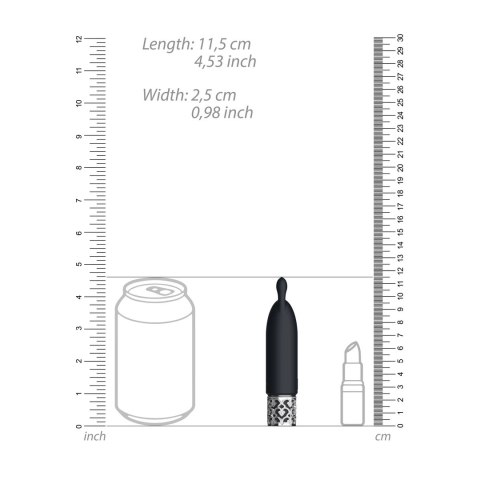 Shots Royal Gems Silikonowy Pocisk Ładowalny Magnetycznie Fioletowy