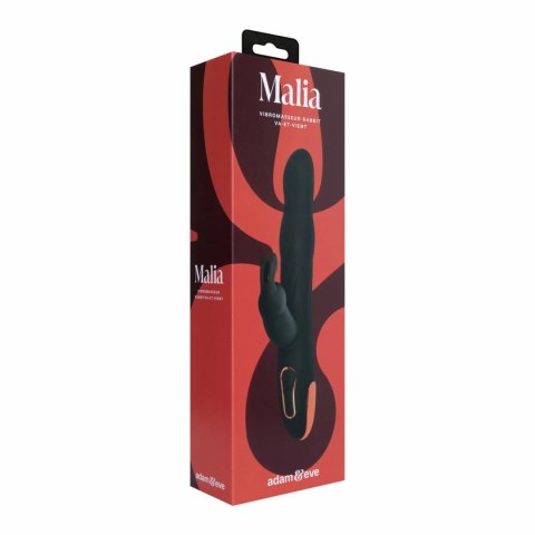 Adam & Eve Malia Rabbit Vibrator silikonowy z podwojną stymulacją