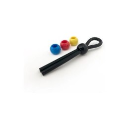 Boneyard Cock Leash Single silikonowy pierścień regulowany czarny