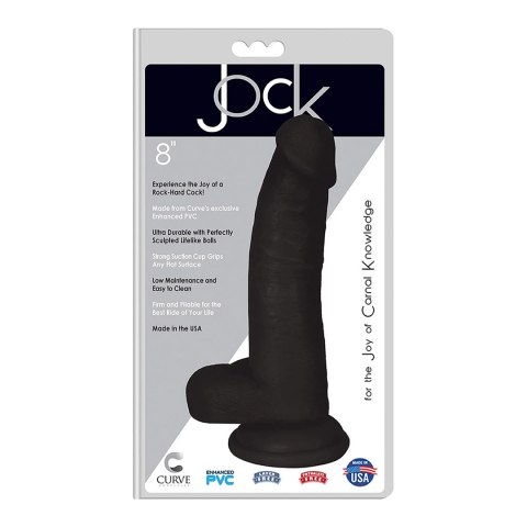 Curve Toys Model z Anatomicznymi Wypukłościami 20,5 cm Przyssawka PVC