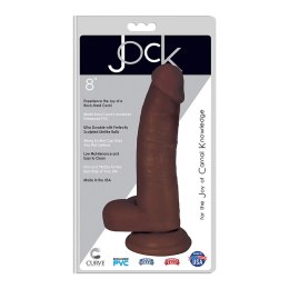 Curve Toys Model z Jądrami 20,5 cm - Anatomiczna Forma, Przyssawka