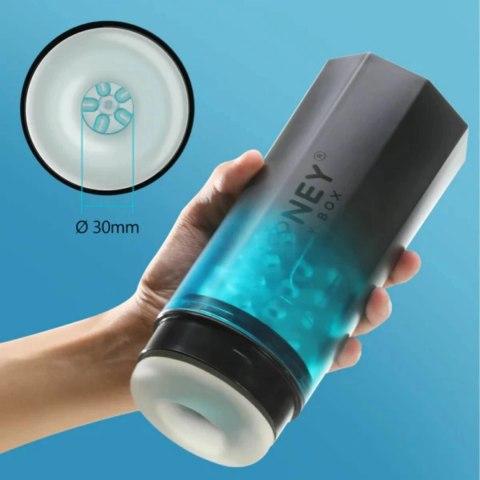 HoneyPlayBox Adrian Czarna Maszyna Intymna z Rotacją i Hydromasażem