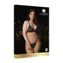 Le Desir Velvet Plus Size - Zestaw bielizny koronkowo-aksamitnej, 2-częściowy