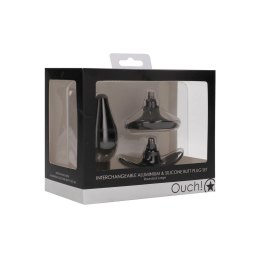 Ouch! Zestaw dużych zaokrąglonych korkow z aluminium i silikonu