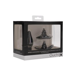 Ouch! Zestaw korkow intymnych średnich, wymienne, aluminium i silikon