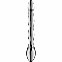 Satisfyer Cosmic Crest 2 - dwustronny model ze stali nierdzewnej 20,5 cm