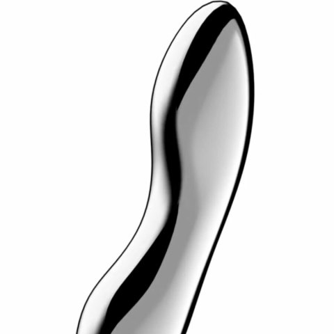 Satisfyer Cosmic Crest 2 - dwustronny model ze stali nierdzewnej 20,5 cm