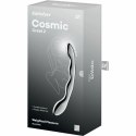 Satisfyer Cosmic Crest 2 - dwustronny model ze stali nierdzewnej 20,5 cm