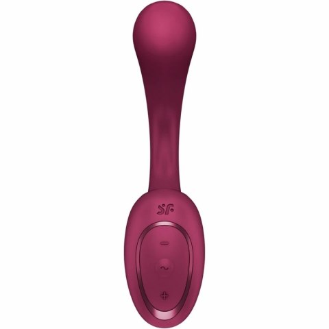 Satisfyer G For Goddess 2 Rabbit, silikonowy, 60 programow, bordeaux