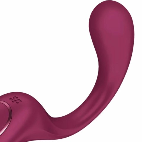 Satisfyer G For Goddess 2 Rabbit, silikonowy, 60 programow, bordeaux