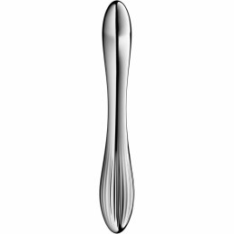 Satisfyer Pure Gravity 1 - dwustronny model ze stali nierdzewnej, srebrny