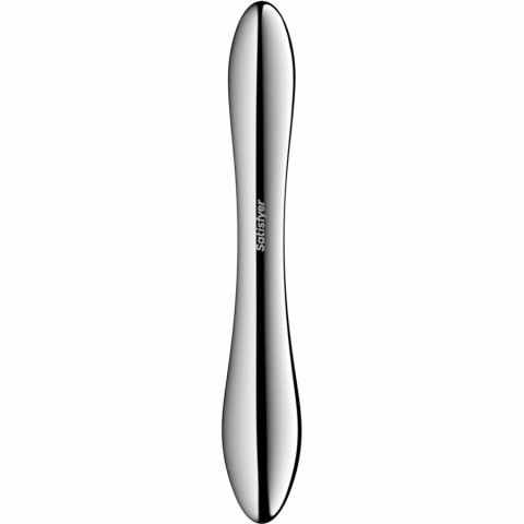Satisfyer Pure Gravity 1 - dwustronny model ze stali nierdzewnej, srebrny