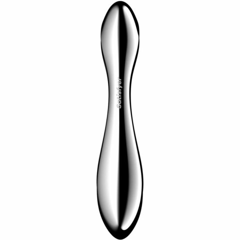 Satisfyer Pure Gravity 2 stalowy dwustronny model z falistą strukturą