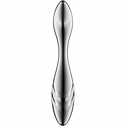 Satisfyer Pure Gravity 3 - dwustronny masażer ze stali nierdzewnej