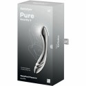 Satisfyer Pure Gravity 3 - dwustronny masażer ze stali nierdzewnej