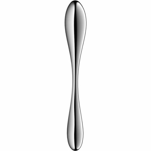Satisfyer Star Force 3 - dwustronny model ze stali nierdzewnej, srebrny