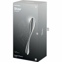 Satisfyer Star Force 3 - dwustronny model ze stali nierdzewnej, srebrny