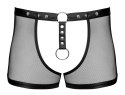 Svenjoyment Men's Jock 3XL - siateczkowe bokserki z wetlook i dodatkiem metalu