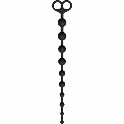 ToyJoy Flexible Beads - Elastyczne kulki silikonowe 38 cm czarne