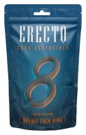 Erecto Double Ring Liquid Silicone - podwojny elastyczny pierścień