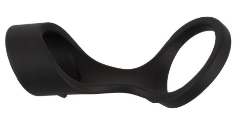 Erecto Liquid Silicone - Pierścieniowy system intymny z opaską na podstawę, 8 cm